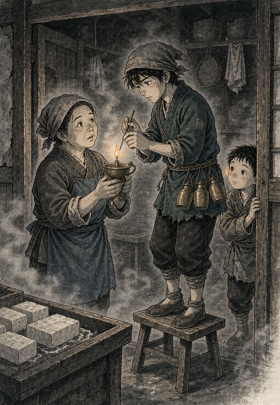 修灯芯